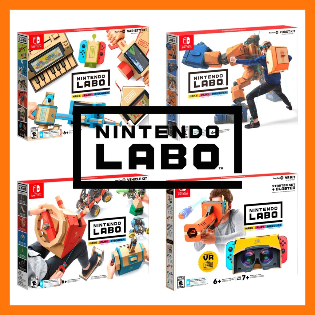 ⭐ NINTENDO LABO ® ⭐ | aksesoris kaset bd cd game games nintendo nitendo switch lite oled white v2  l