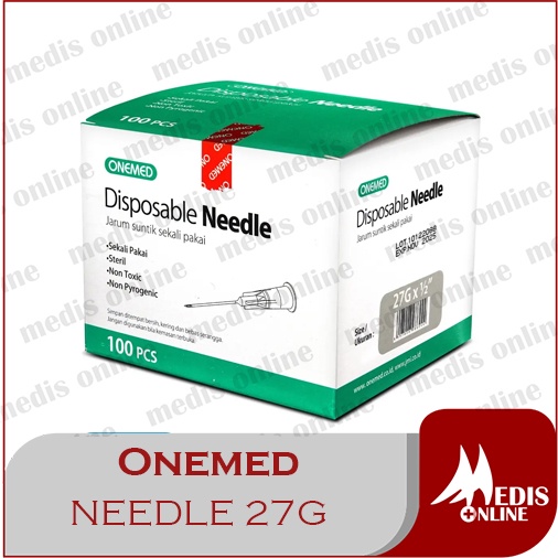 Needle 27 ONEMED / Jarum 27 ONEMED / Needle 27G / Jarum 27G