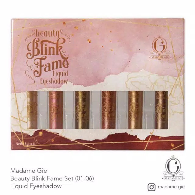 ❣️Rakkistore99❣️Madame Gie Beauty Blink Fame Liquid Eyeshadow (100% Original)