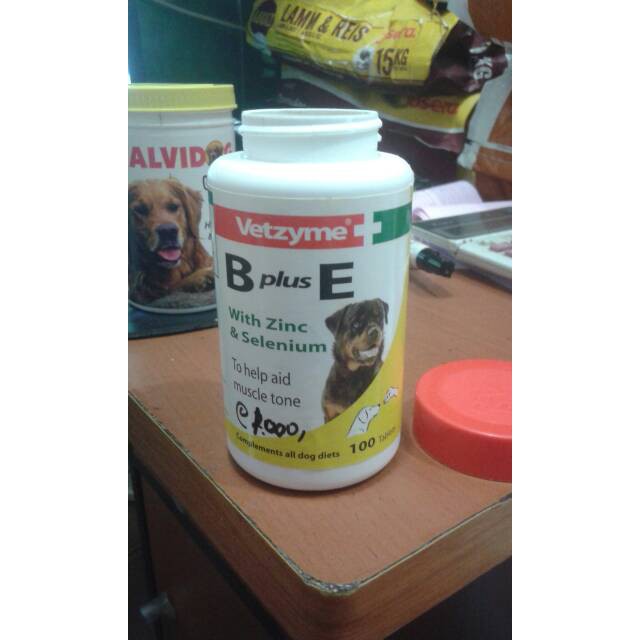 vitamin anjing vetzyme ecer pertablet