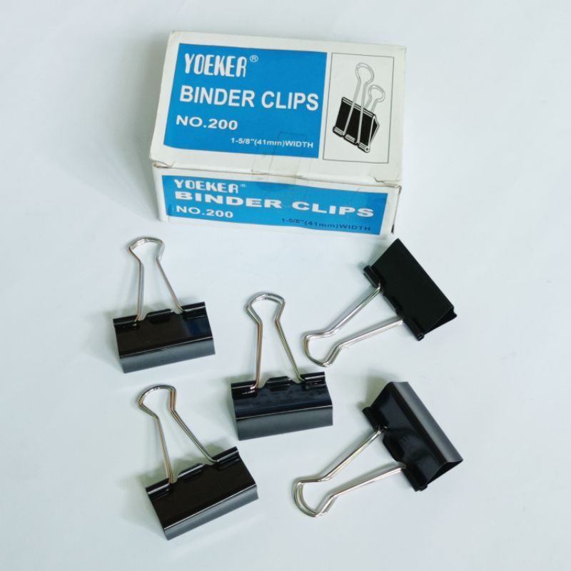 

RYDETA - BINDER CLIPS YOEKER 5/8" (41mm) WIDTH [PER PACK/12PCS]