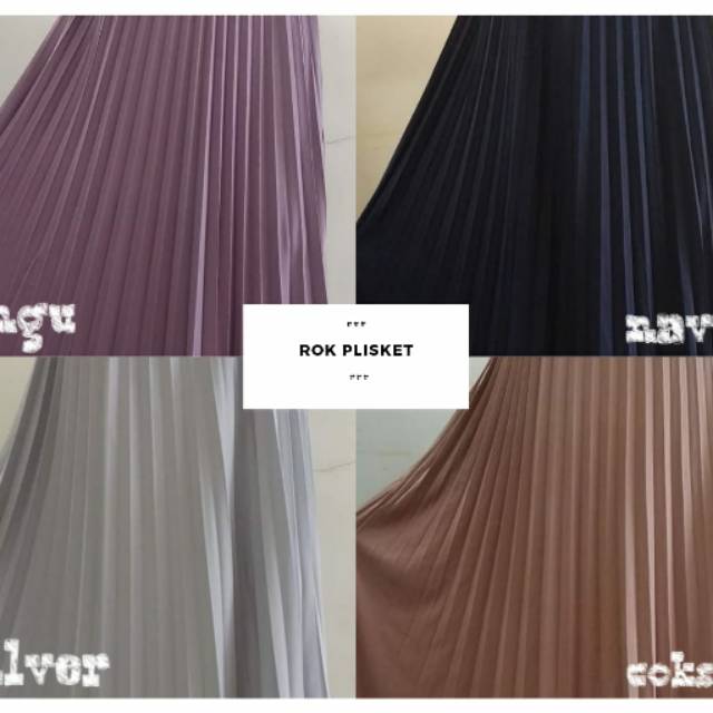 Rok plisket murah meriah