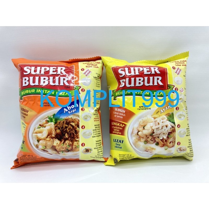 

Super Bubur BUBUR INSTAN PACK