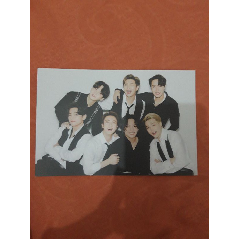 POSTCARD NYEL BTS OFFICIAL TAEHYUNG JUNGKOOK