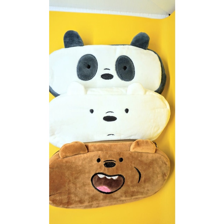 

KOTAK PENSIL KAIN WE BARE BEAR 3 KARAKTER IMUT DAN LUCU TERMURAH #TOKOPASTICUAN