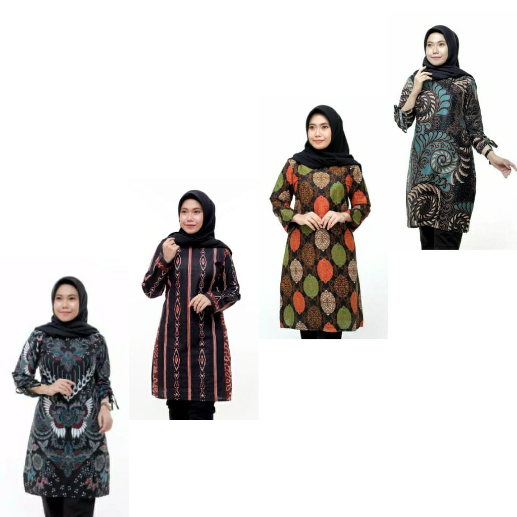 Atasan Batik Dolby Dolbi Dobby Doby Tenun Sutra Tulis Halus Katun ATBM Baron ,Sarombit Atasan