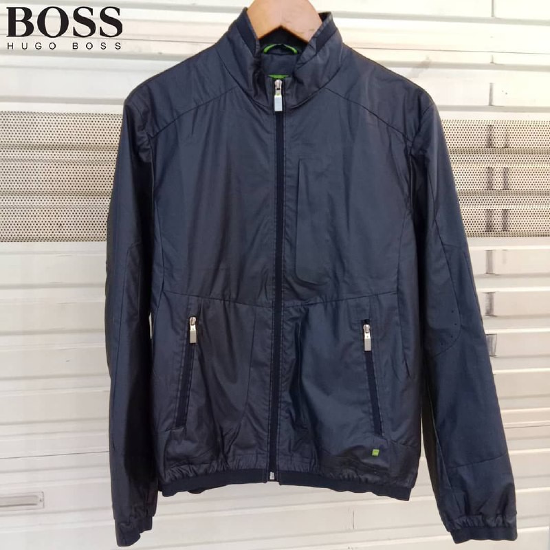Jaket parasut hugo boss Navy Original