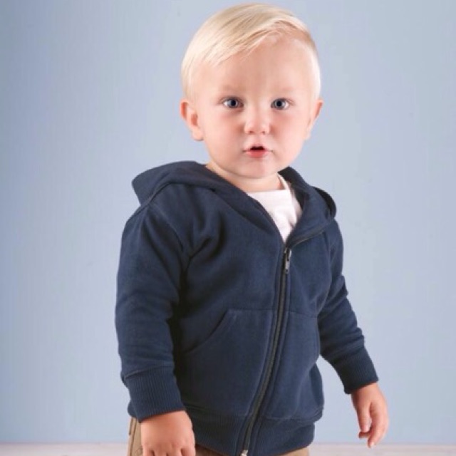 Jaket Bayi Anak Balita Hoodie Zipper Polos Sweater Import