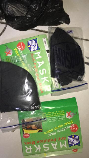 Masker Anti Bakteri Virus Debu Polusi Maskr Masker Microfiber Filter Serat Mikro