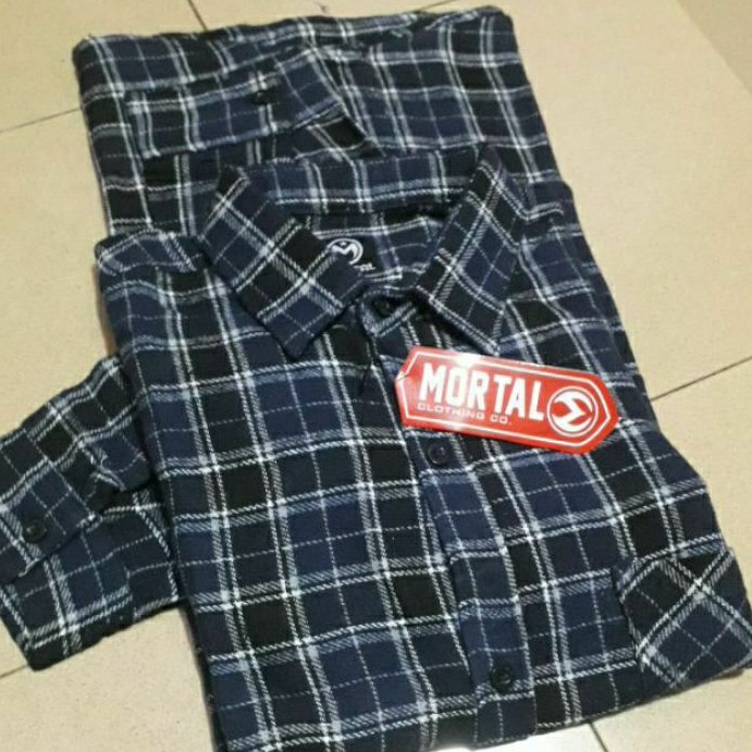 kemeja flannel panjang pria masa kini