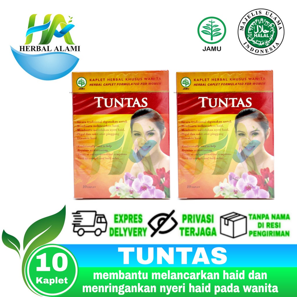 Tuntas - Jamu Herbal Pil Melancarkan Haid