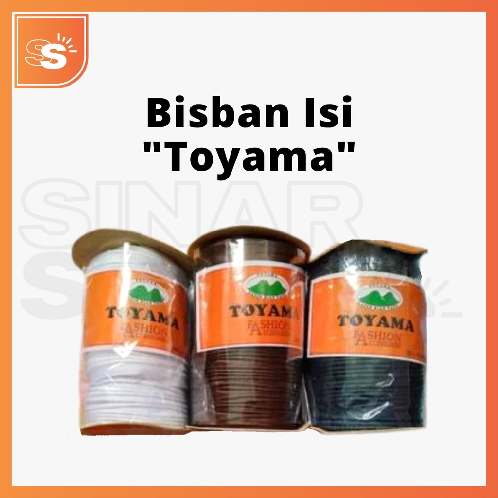 Bisban Isi Toyama / Bisban Satin / Satin Bias Tape ±66 Yard
