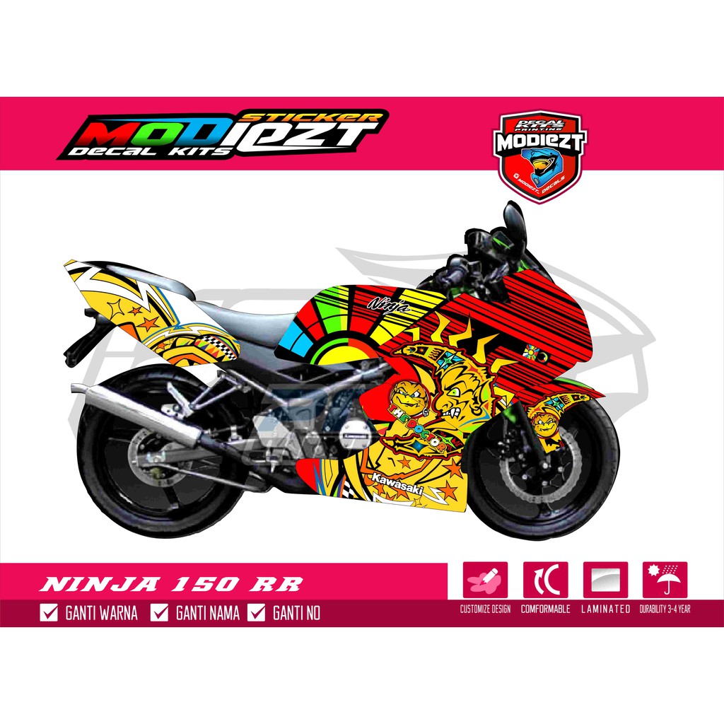 DECAL  NINJA 150 RR