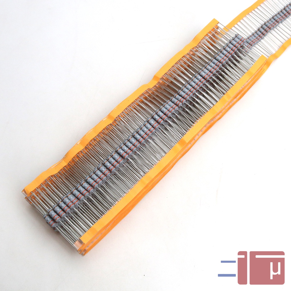 x10 Resistor 0.33R 0.33 Ohm 1W Metal Oxide 5% Taiwan Kaki Tembaga