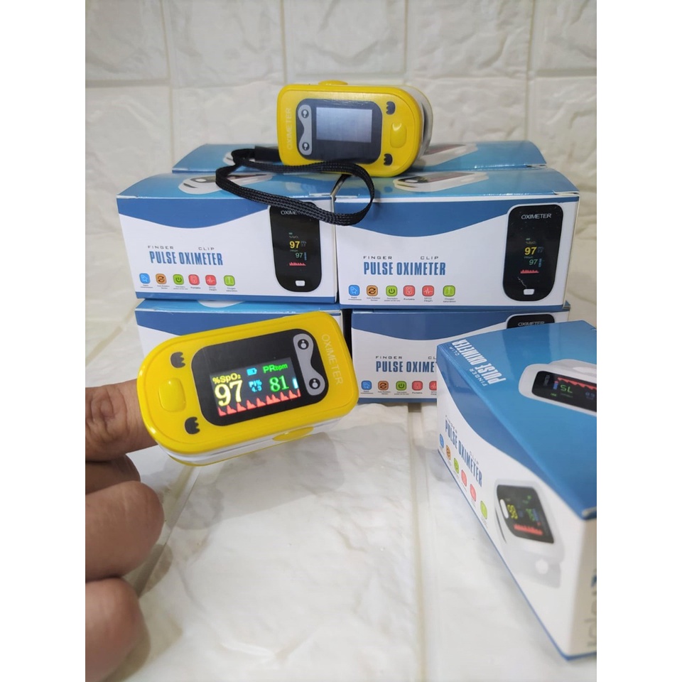 Pulse Fingertip Oximeter Anak kartun cartoon Alat Pengukur Oksigen - OXI833