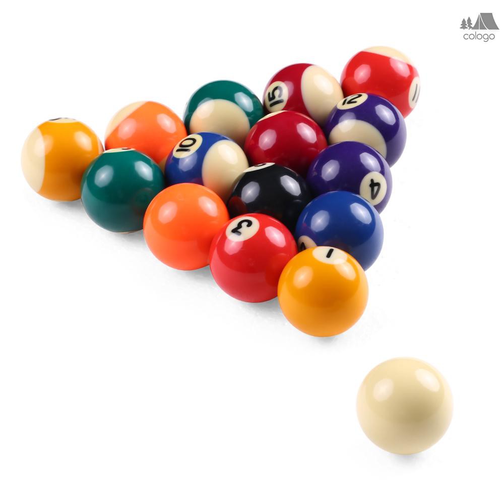 25mm 32mm 38mm Children Billiards Table Balls Set Resin Small Pool Cue Balls Full Set Shopee Indonesia