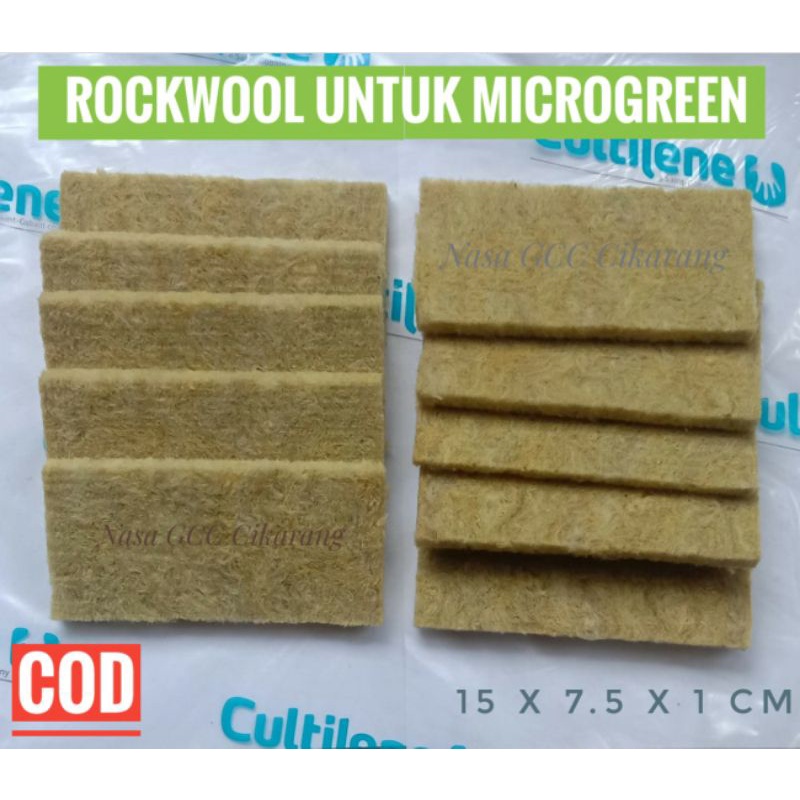 ROCKWOOL CULTILENE UNTUK SEMAI MICROGREEN