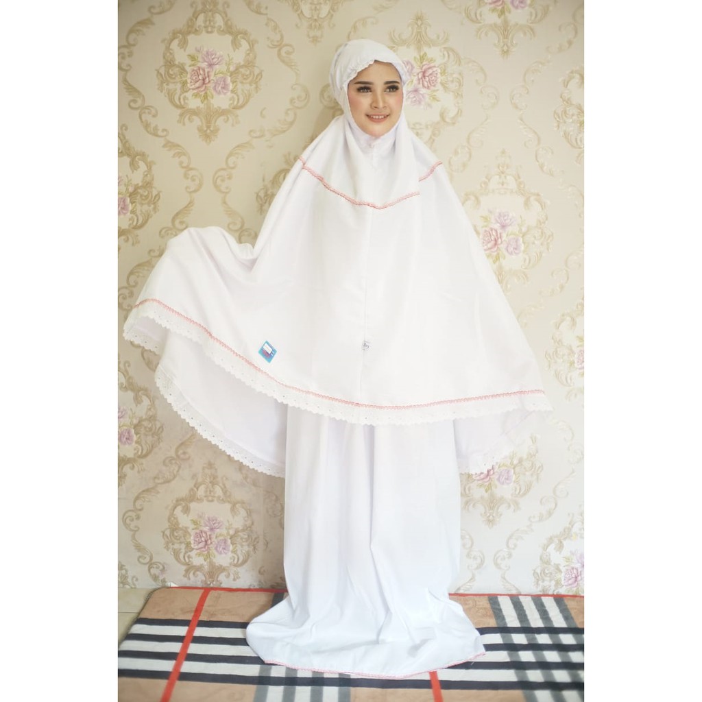 Mukena Renda Putih/Warna