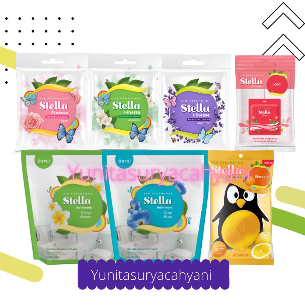 STELLA (SUDAH EXP) Gantung Pinguin Parfum Mobil Orange Blossom/Stella Bathroom Pocket Red/Stella Poc