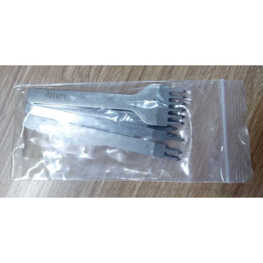 Alat DIY Kulit Leathercraft Hole Punches Stitching Tool 1+2+4+6 Prong