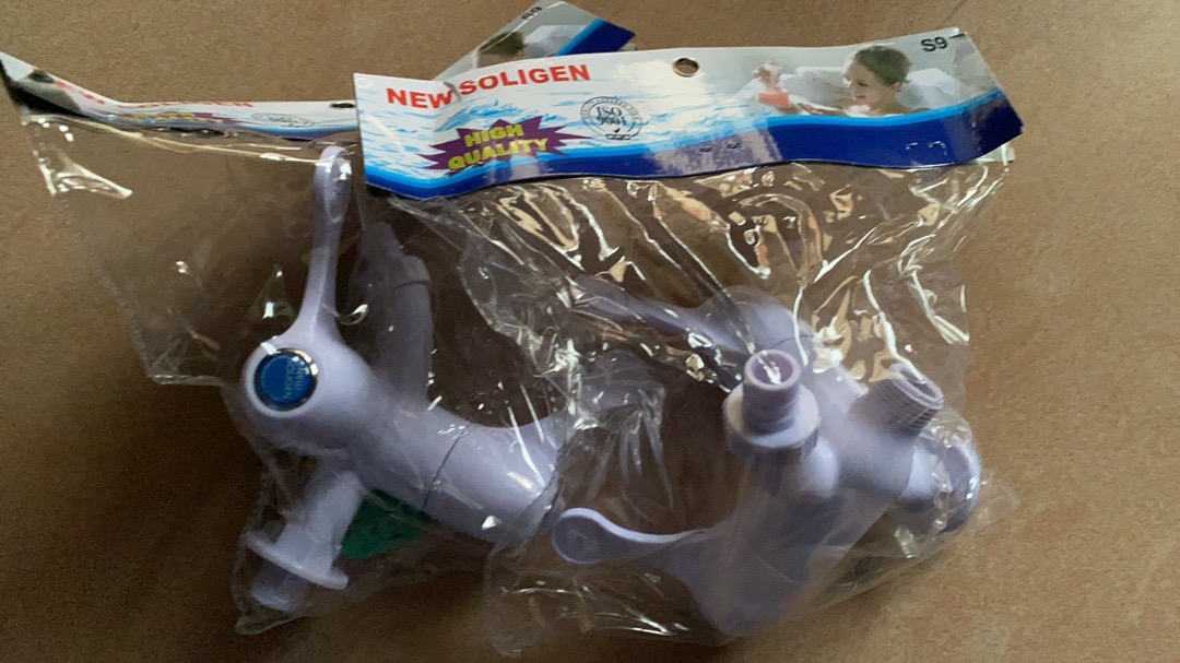 Kran Tembok Cabang Plastik Pvc New Soligen S9 Engkol