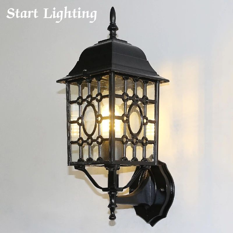 Lampu dinding autdoor/lampu hias tempel taman