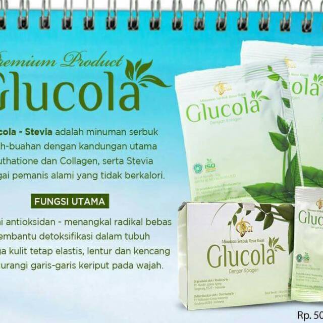 Glucola stevia isi 20pcs produk asli mci