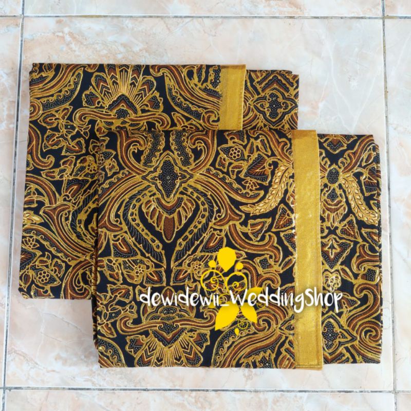 1set Jarik + Blangkon Pengantin Motif Pisang Bali