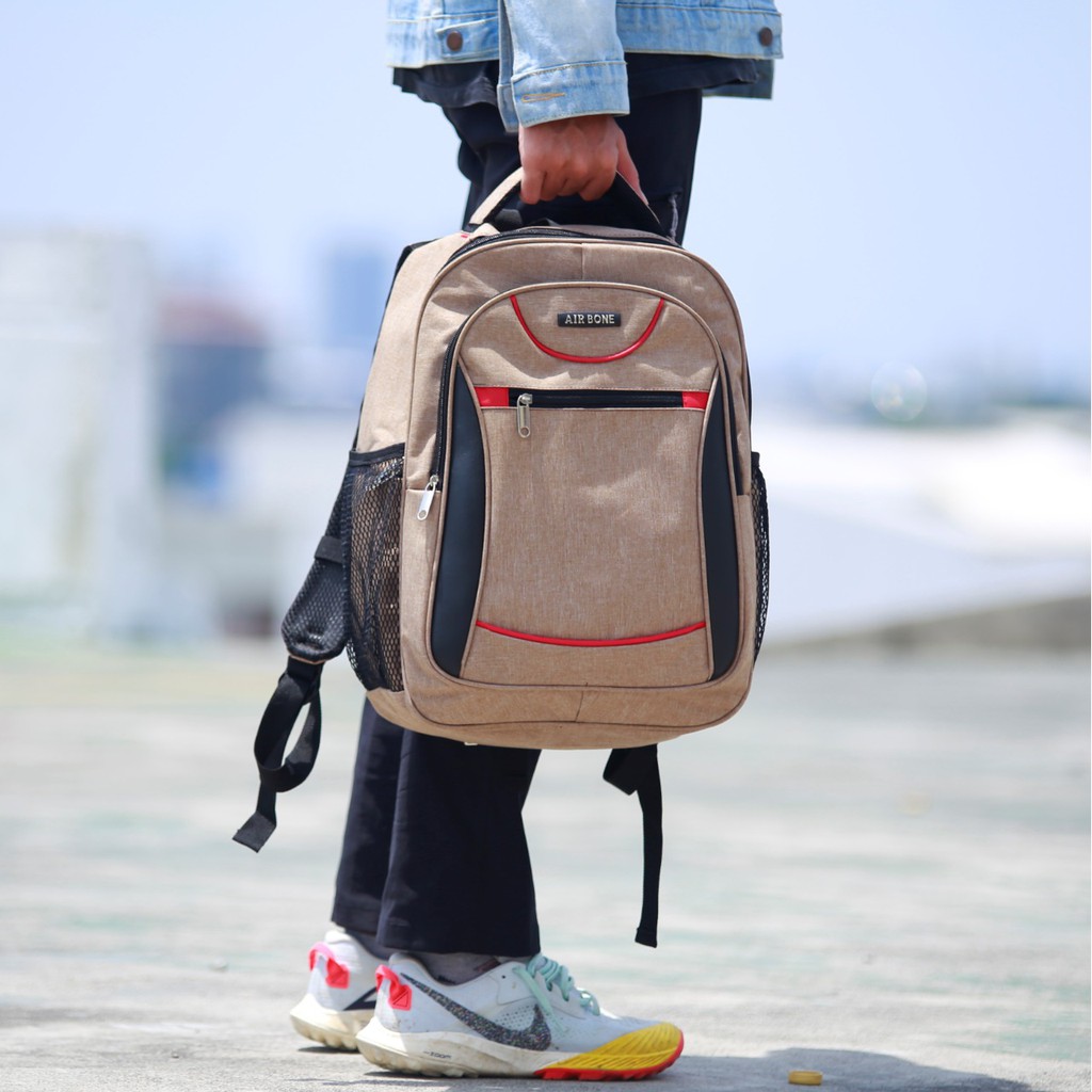 Tas Laptop 14 Inch Ransel Punggung Backpack Multifungsi Kuliah Kerja Travelling Stylish Outdoor Pria