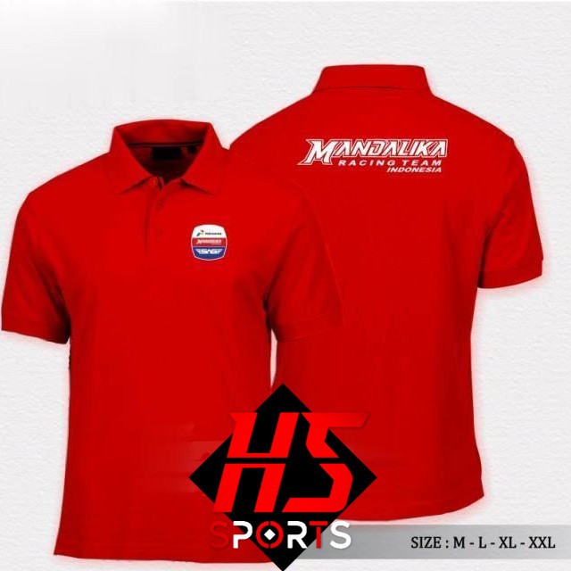 Poloshirt / Kaos Polo Mandalika Racing Team Indonesia POLO MANDALIKA