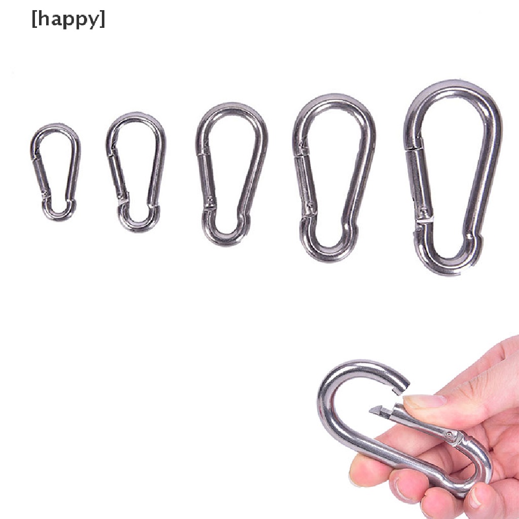 Ha Gantungan Kunci Carabiner Id Bahan Stainless Steel 304