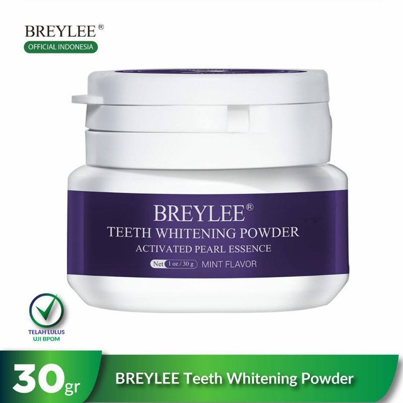 BREYLEE Teeth Whitening Powder odol Pemutih Gigi Dan Karang Gigi 30 Gram