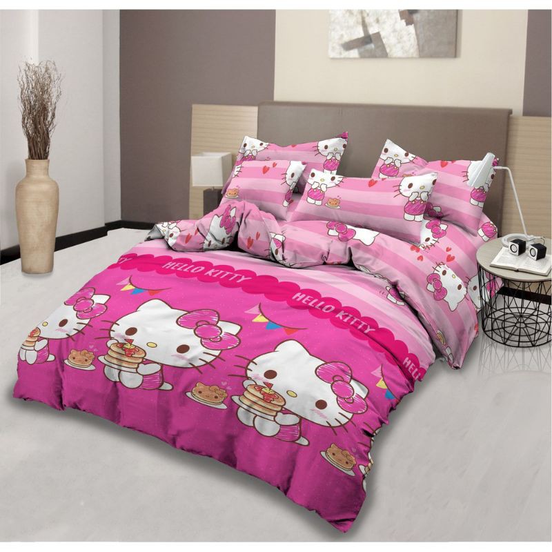 Bedcover Lady Rose Hello Kitty Cake 180x200 Shopee Indonesia