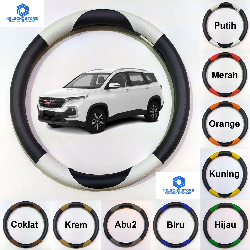 Cover Stir Almaz Sarung Setir Wuling Almaz Cover Steer Eternal Aksesoris Mobil Interior Mobil Asesor
