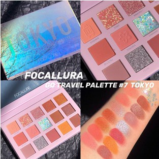 ★ BB ★ FOCALLURE Glitter Eyeshadow Palette Go Travel Eye Shadow Pigment Powder - FA100 - FA 100