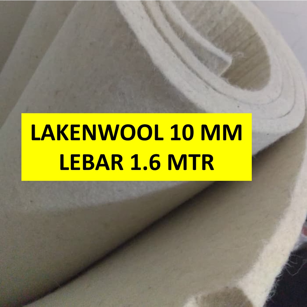 Lakenwool Viltwool 10 mm (Ukuran 50x160cm)