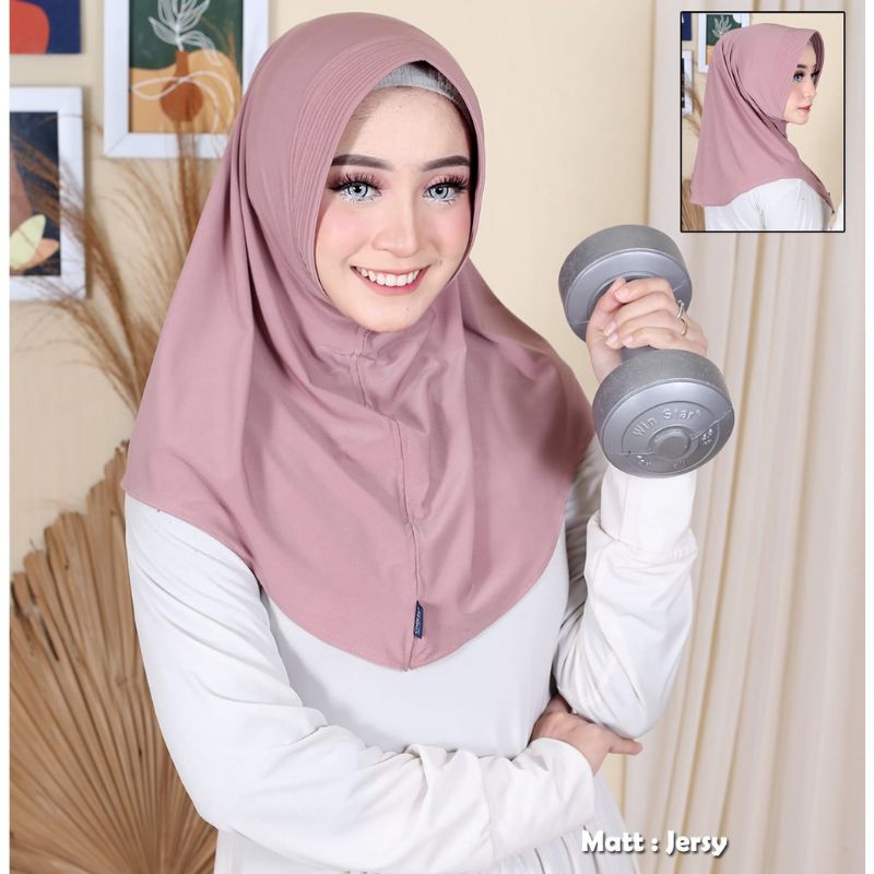 Jilbab Sport Ukuran L