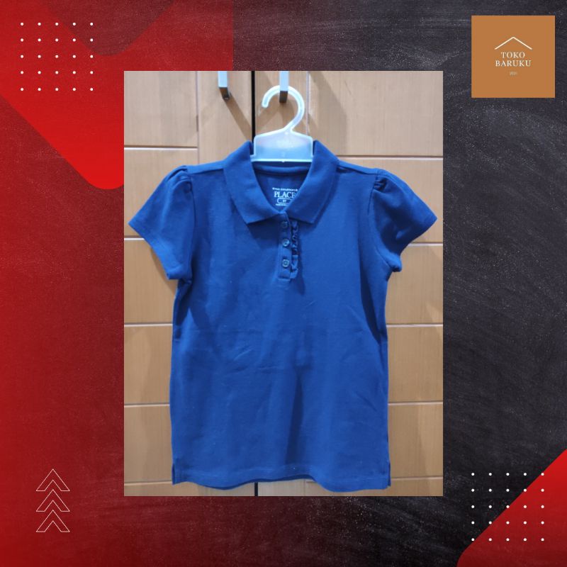 Baju Pakaian Anak Kaos Berkerah Cewek Branded  TOKO BARUKU