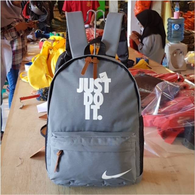 Tas Nike Ransel Pria Ransel Kasual Perjalanan Sekolah Laptop Pria Multifungsi Tahan Air Tas Oxford Ransel Olahraga Luar Ruangan Hitam