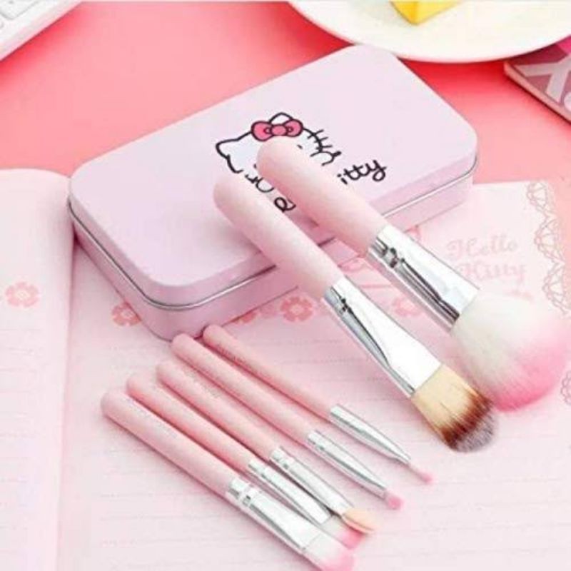 HELLO KITTY MINI MAKE UP BRUSH SET - HELLO KITTY BRUSH SET