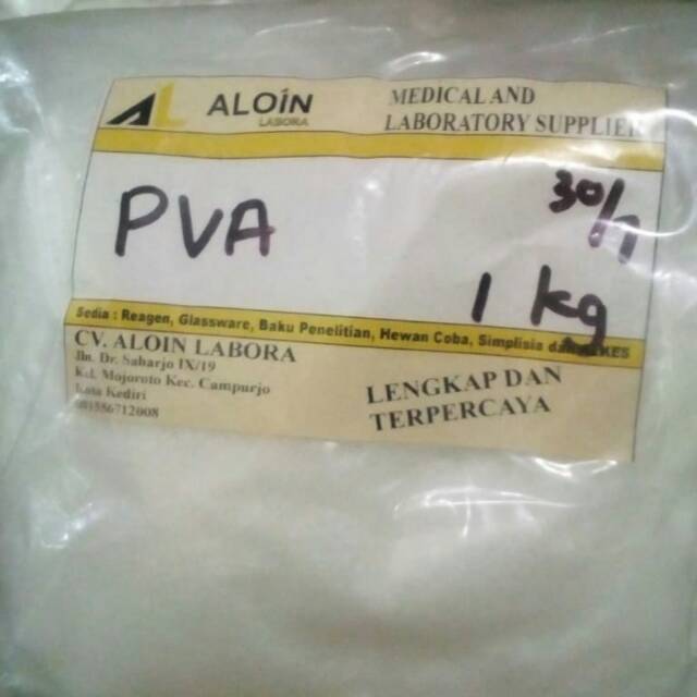 Polivinil alkohol _ PVA _ Polyvinyl Alcohol 50 dan 100 gram