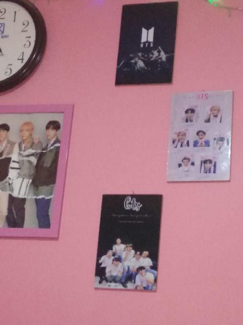 Poster Kayu Hiasan Dinding Kpop Bts Vintage Dekorasi Kamar Kamu