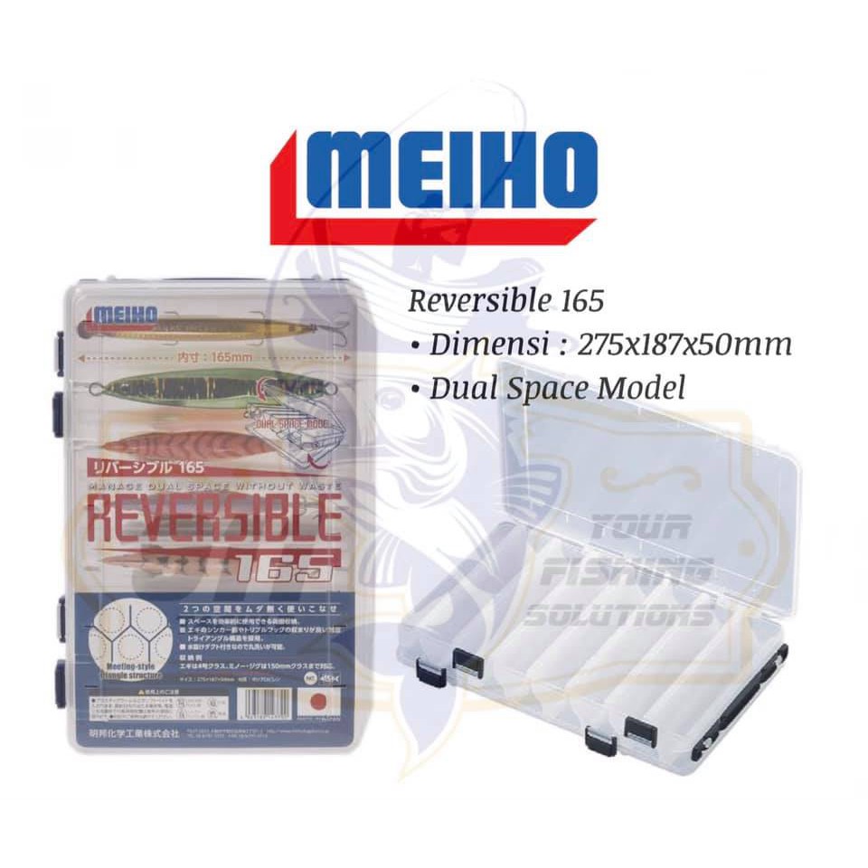 TACKLE BOX MEIHO REVERSIBLE 165