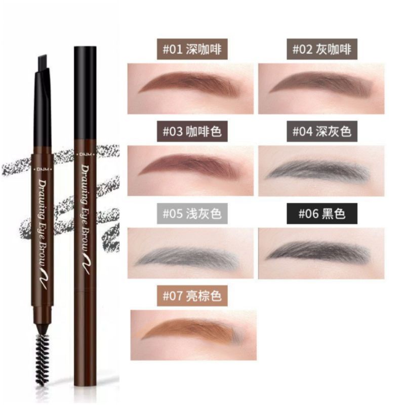 Eyebrow DNM Eyebrow Putar Eyebrow Otomatis Pensil Alis Kosmetik Mata