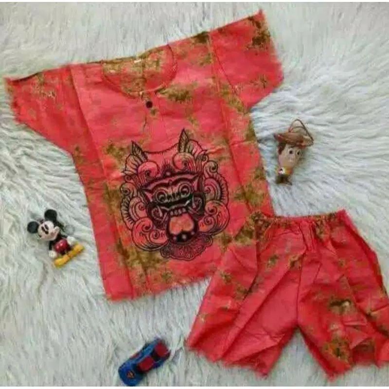 Setelan Baju Barong Anak Bali Khas Daerah Bali