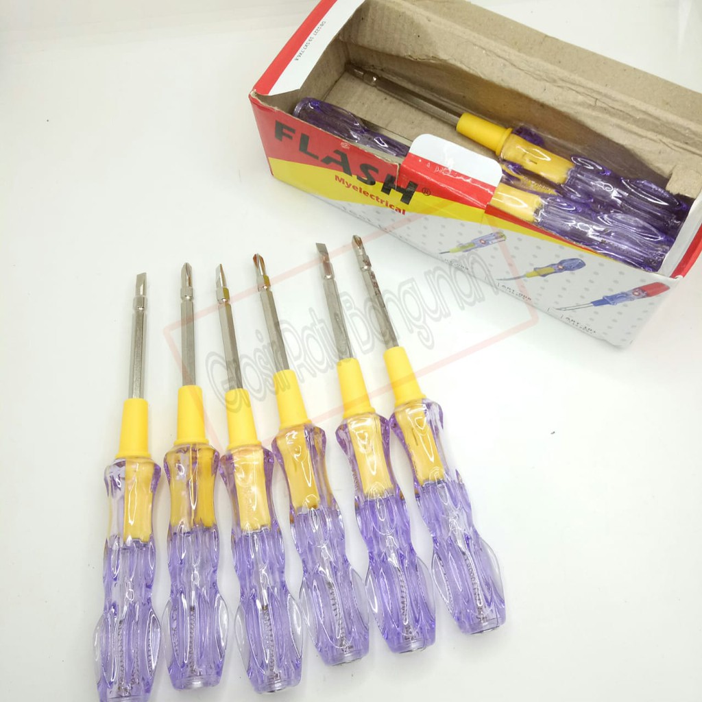 Obeng listrik Tespen bolak balik / Obeng Bolak Balik Perpcs