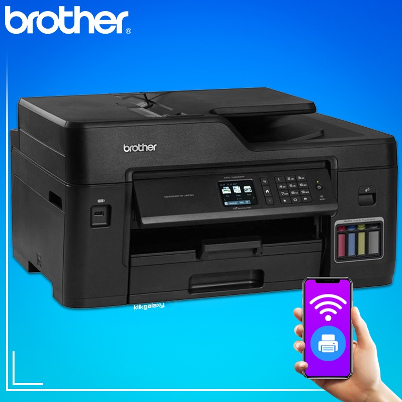 Brother MFC-T4500DW A3 Inkjet All in One Printer, Scan, Copy &amp; Fax - WiFi