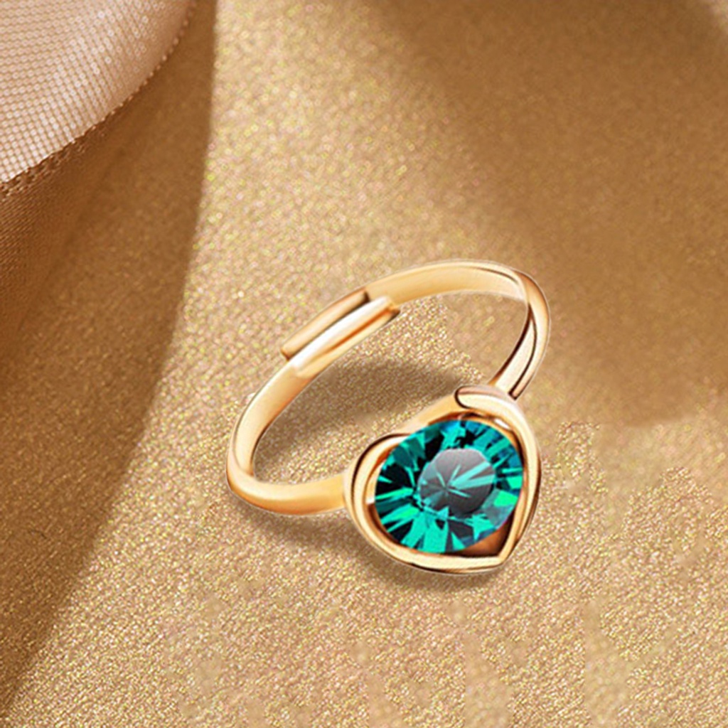 Hu Hu Hu Hu Hu Alat Bantu Pasang Kacamata♡ 4pcs / Set Kalung Anting Cincin Gelang Desain Hati Aksen Glitter Kristal Imitasi Bahan Alloy Gaya Vintage Untuk Pesta