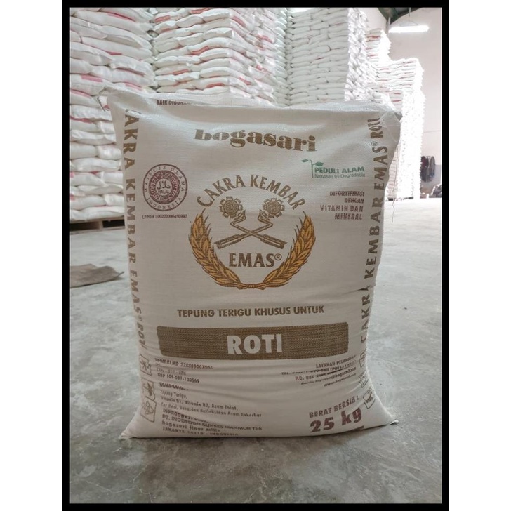 

Cakra Kembar Emas Tepung Terigu Untuk Roti 25 Kg