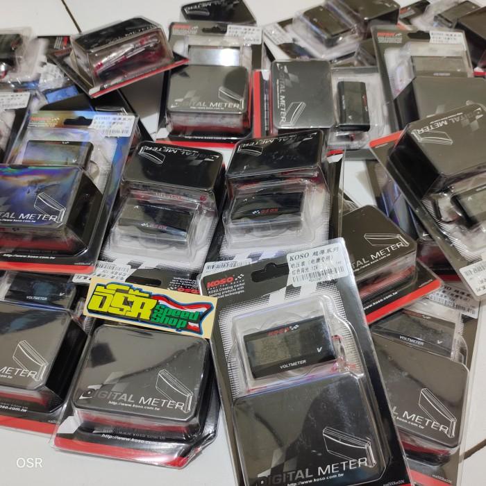 voltmeter koso original universal motor dan mobil